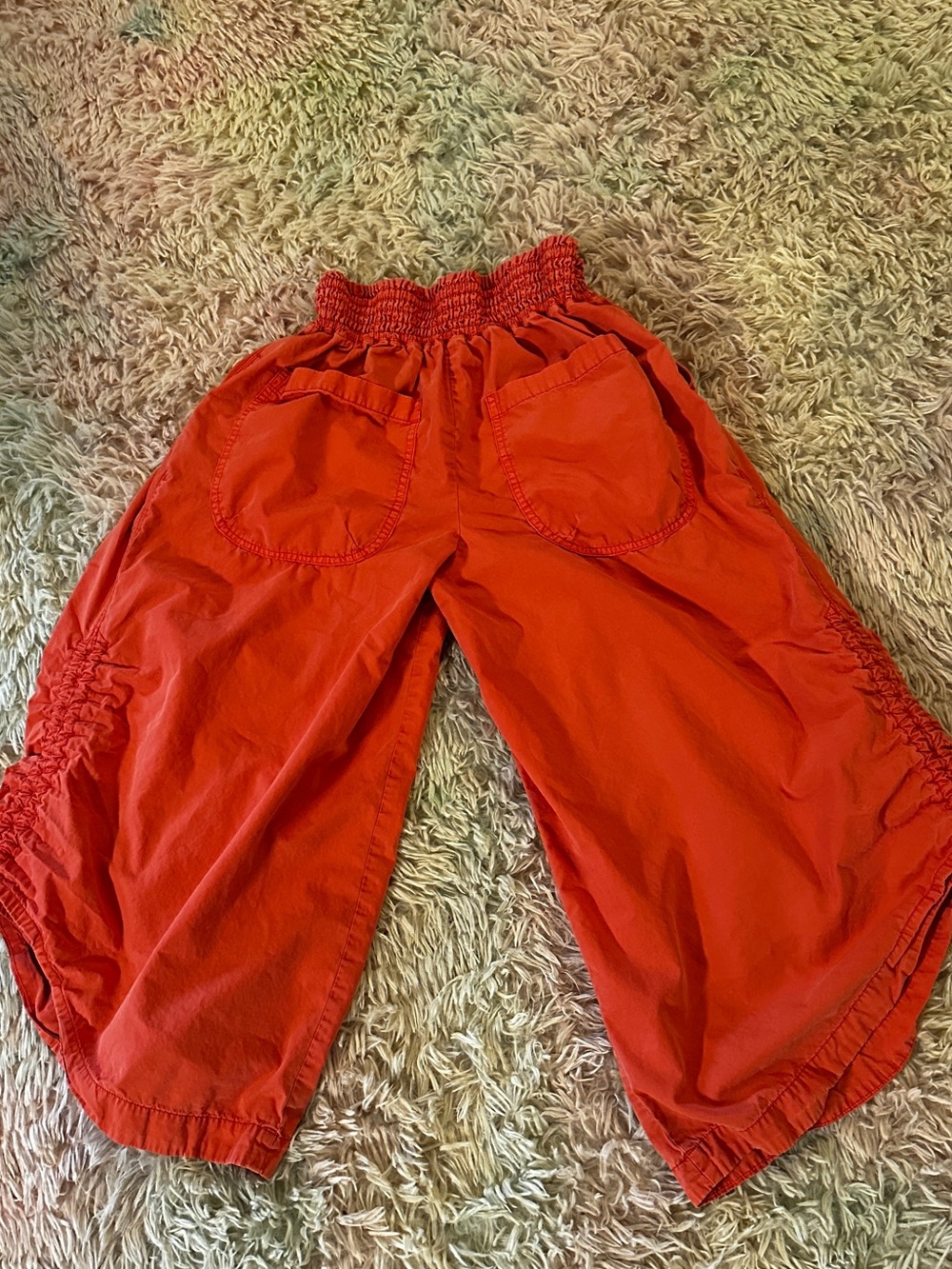 Anthropologie Ruched Hem Poplin Parachute Pants Size Small - Picture 6 of 11